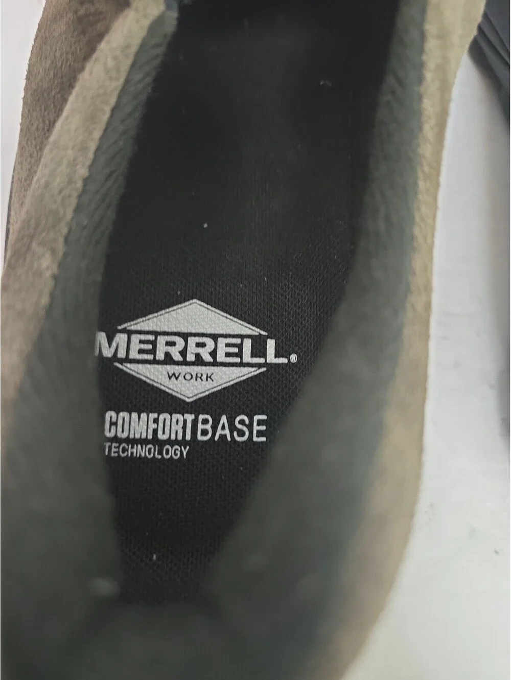 Merrell Work Men's Jungle Moc Alloy Toe J85775 Slip On Work Shoe Gunsmoke 10.5M